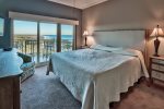 Master King bed with gulf views